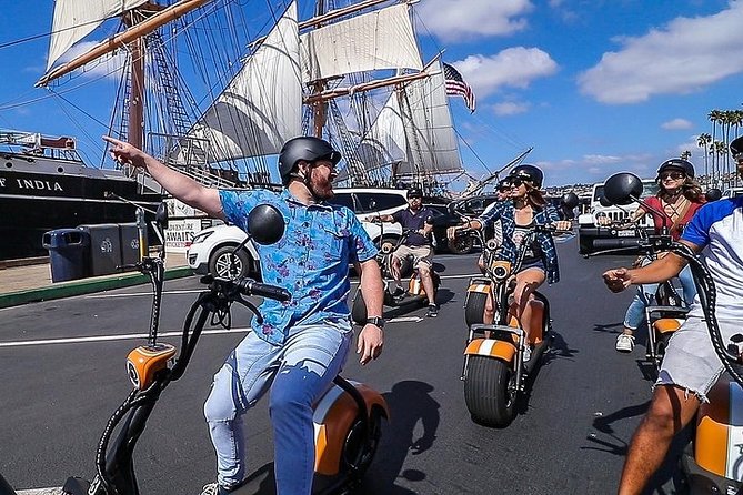 1 Hour GPS Guided Scooter Tour: Harbor/Gaslamp Quarter - Convention Center to Petco Park: Finishing the Loop Like a Local