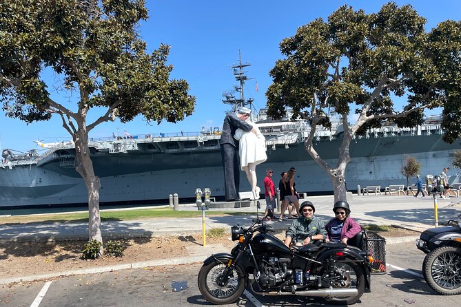 1-Hour Private Scenic Tandem Sidecar Tour in San Diego - Getting set up: helmets, goggles, blankets