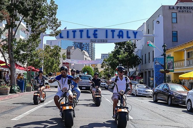 1Hr GPS Self Guided Scooter Tour: Harbor/Gaslamp Quarter - Old Town San Diego and the USS Midway area