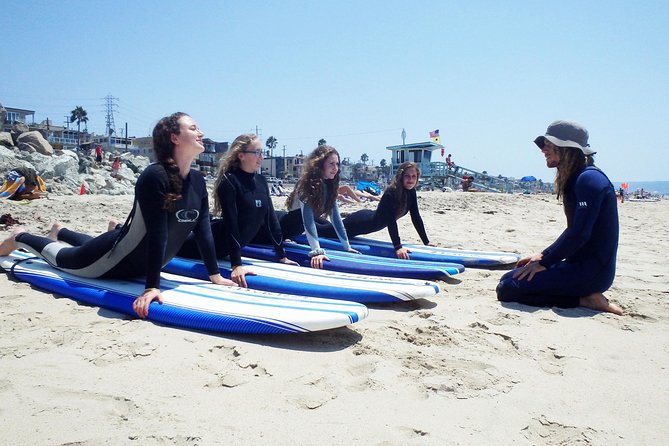 2 Hour Private Group Surf Lesson in La Jolla - Gear and comfort: wetsuit, surfboard, and bottled water