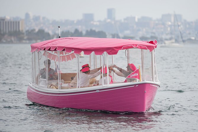 2-Hour Private Pink Bachelorette Boat Cruise in San Diego Bay - The 2-hour route: Coronado, Maritime Museum, USS Midway, and more