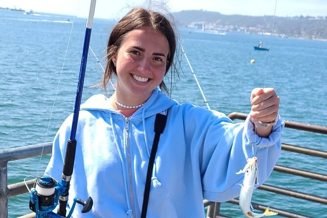 2-Hour San Diego Pier Fishing Experience - Gear, Bait, and Tackle Included So You Can Focus