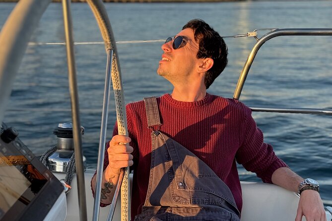 2-Hour Sunset Sailing on San Diego Bay - Boats around you: tall ships, mega-yachts, and military vessels