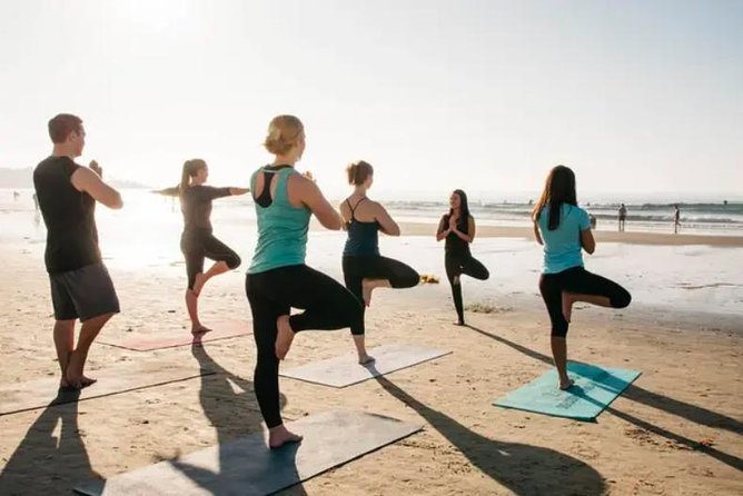 Beach Yoga in San Diego - The Start: Brief Meditation Before the Sun-and-Sand Work