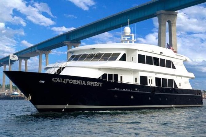 Champagne Brunch Buffet - Your San Diego Bay route: USS Midway and Coronado Bridge views