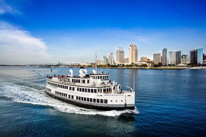 City Cruises San Diego: Gourmet Dinner Cruise & Skyline Views - Deck Views After Dinner: Coronado Bridge and USS Midway Moments