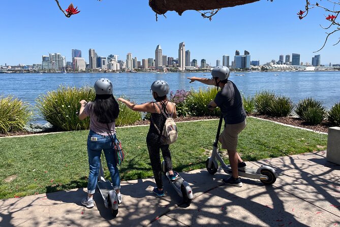 Explore Coronado Island by E-Scooter with Photos Included - Stop 4: Coronado Bridge finish with shoreline views