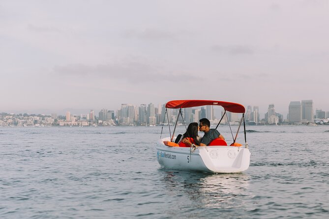 Glow Nightime Pedal Boat Rental in San Diego Bay - Check-in at 2803 Emerson St: make parking your only headache