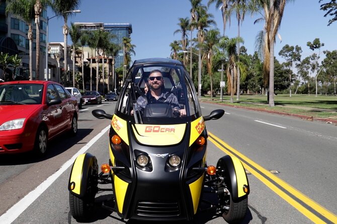 GPS Talking Electric GoCar: 2 Hour Coronado Tour - Gaslamp Quarter cruise: see the sights without the parking headaches