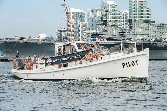Historic Bay Cruise Aboard 1914 Pilot boat with General Admission - Key Things You’ll Notice on This San Diego Bay Cruise
