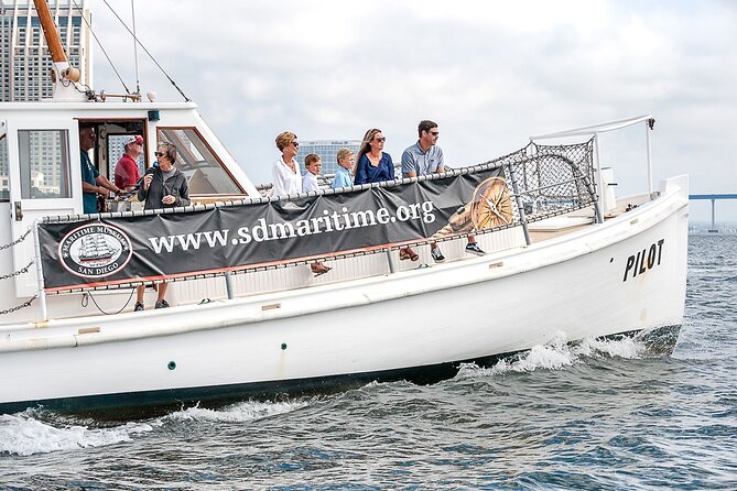 Historic Bay Cruise Aboard 1914 Pilot boat with General Admission - Where You Start: Maritime Museum of San Diego, Right on the Water