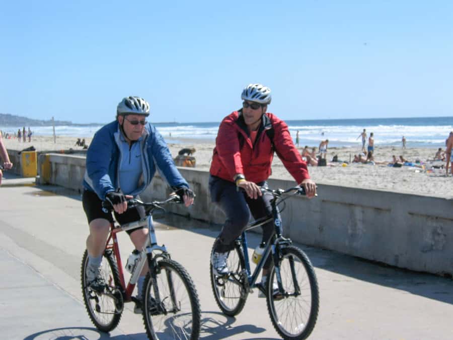 La Jolla Free fall Electric Bike Tour - Mt. Soledad’s 360° view sets the whole ride up