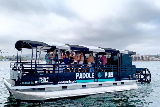 Paddle Pub San Diego Party Cruise: Drinks & Dancing for up to 26 - SeaWorld San Diego from Mission Bay: animals nearby, not the main event