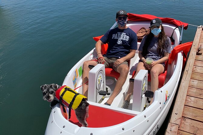 Pedal Boat rental in hidden part of San Diego Bay! Family fun - Group size and comfort: how many people fits, really