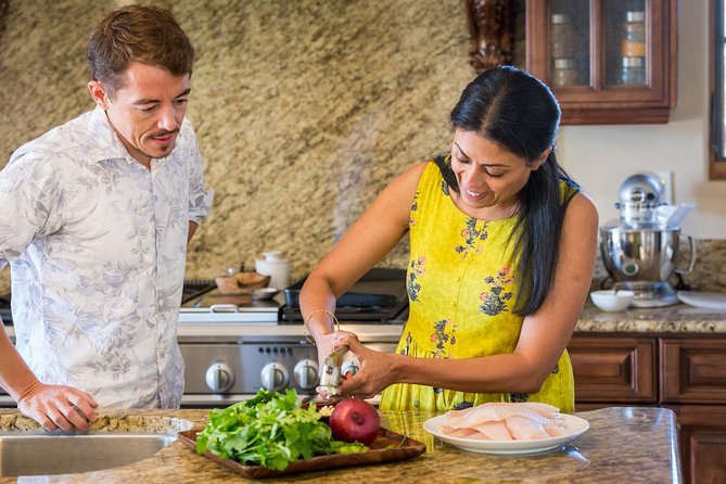Private Cooking Demonstration of Indian Fusion Cuisine in San Diego - A Lakefront Kitchen in a Gated San Diego Golf Community