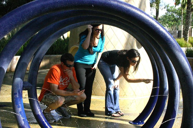 San Diego Balboa Park Scavenger Hunt Adventure - Your route: Balboa Park, Old Globe, Spanish Village, Natural History, Veterans Museum
