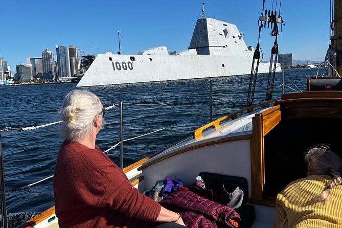 San Diego Bay Private Sailing Experience Aboard Classic Yacht - Point Loma and Cabrillo National Monument: sunset light meets coast history