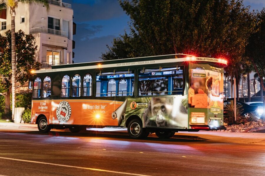 San Diego: City Lights Night Trolley Tour - Night Trolley Basics in Seaport Village: Where It Starts
