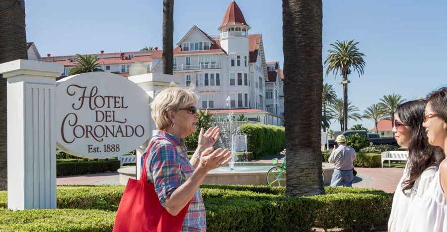 San Diego: Coronado Highlights Small Group Walking Tour - Coronado Public Library and Christ Episcopal Church: short stops, big atmosphere