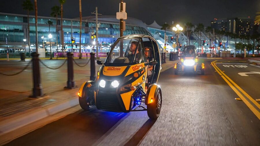 San Diego: Coronado Island Electric GoCar Night Tour - Old Town, Maritime Museum, Little Italy: the return loop that ties it together