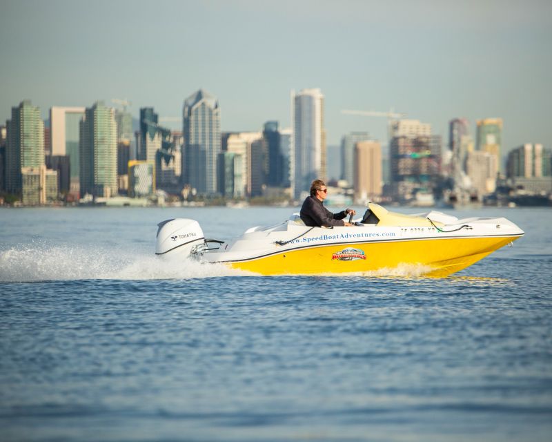San Diego: Drive Your Own Speed Boat 2-Hour Tour - Key highlights to know before you go