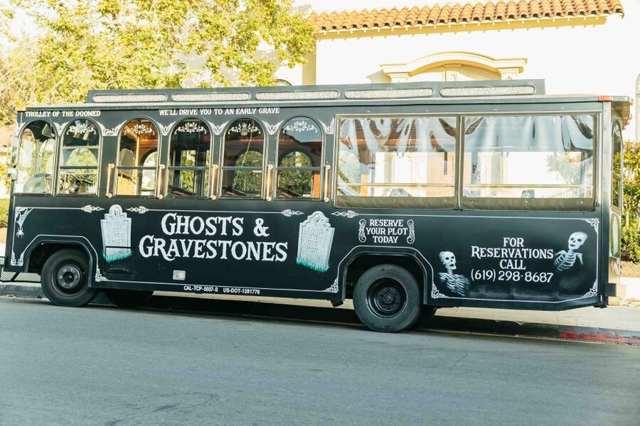 San Diego: Ghosts & Gravestones Trolley Tour - What to bring for a smooth, comfortable night