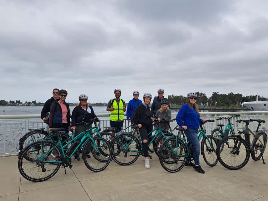 San Diego Guided E-Bike Tour - Balboa Park & Gaslamp Quarter - Embarcadero to the USS Midway area: San Diego Bay in motion