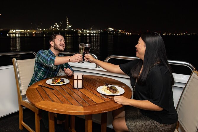 San Diego Harbor Dinner Cruise - The San Diego Bay route: downtown lights, Coronado, and the big Navy ships