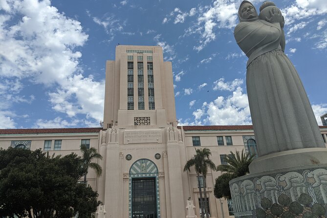 San Diego Harbor Scavenger Hunt Walking Tour and Game - The Unconditional Surrender and the USS San Diego Memorial: memorials with meaning