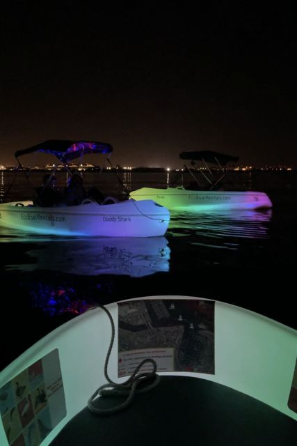 San Diego: Night Date Glow Pedal Boat with Downtown Views - Why A Glow Pedal Boat Works So Well at Night