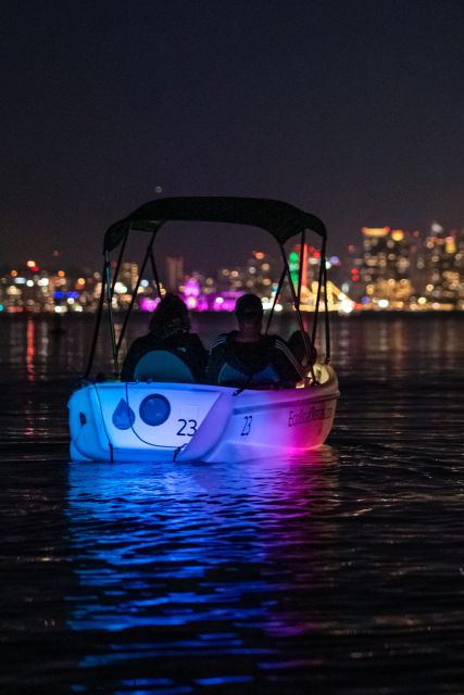 San Diego: Night Date Glow Pedal Boat with Downtown Views - Pace and Effort: How Much Pedaling You’ll Really Do