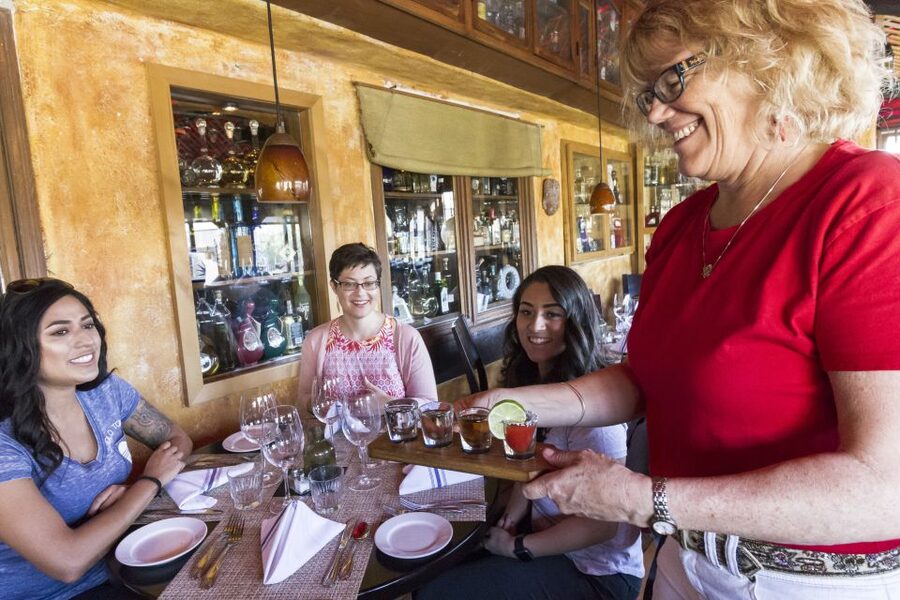 San Diego: Old Town Tales, Tacos, and Tequila Walking Tour - El Agave Tequileria: thousands of bottles and a real tasting
