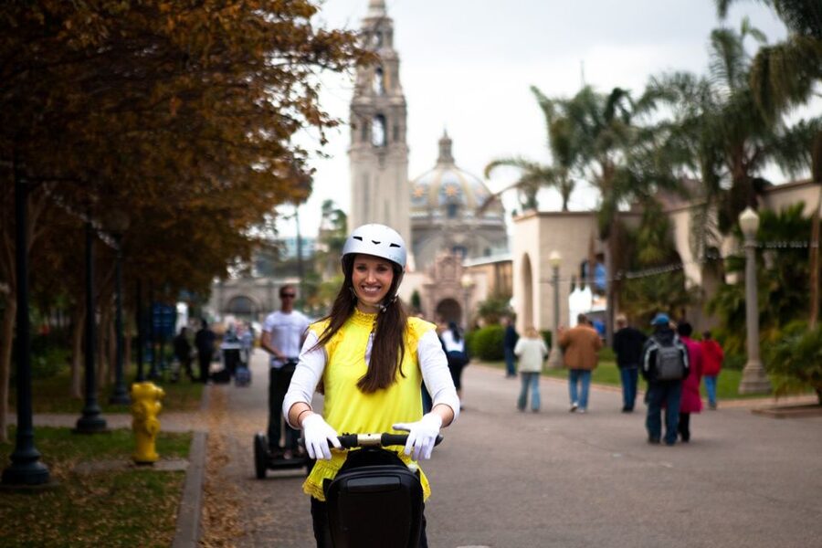 San Diego: Segway Tour of the Gaslamp District - USS San Diego Memorial and USS Midway: a waterfront history stop done right