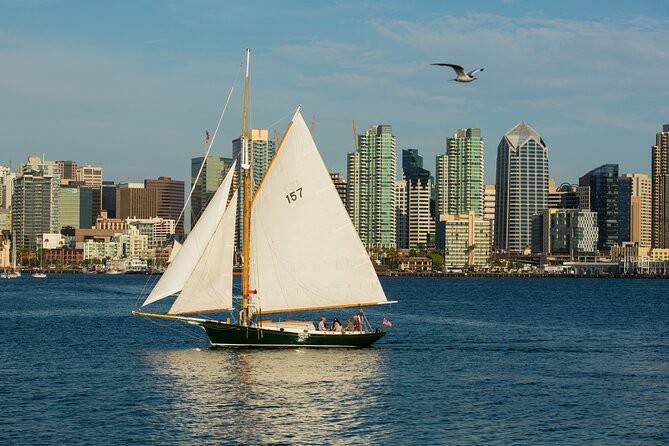 San Diego Sunset or Afternoon Sail on Classic Yacht - Seaport Village at Harbor Level: Shopping, Food, and Sunset Vibes