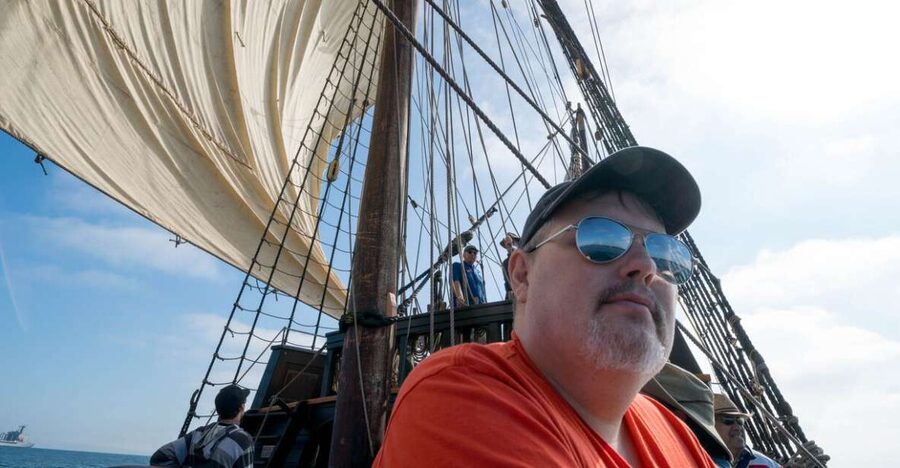 San Salvador 16th Century Galleon Sail w/ Museum Admission - Sailing the San Diego coastline aboard a 16th-century style wooden galleon