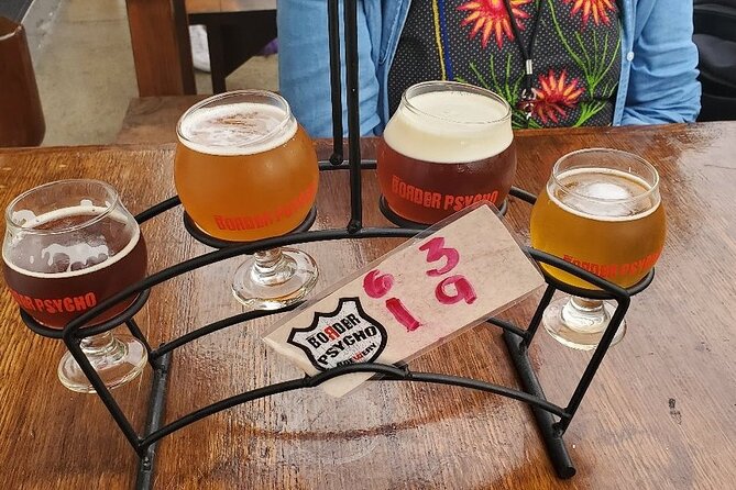 Shared 6 Hours Tijuana Taco and Craft Beer Tour - Brewery stop 2: Border Psycho Brewery and porter fans