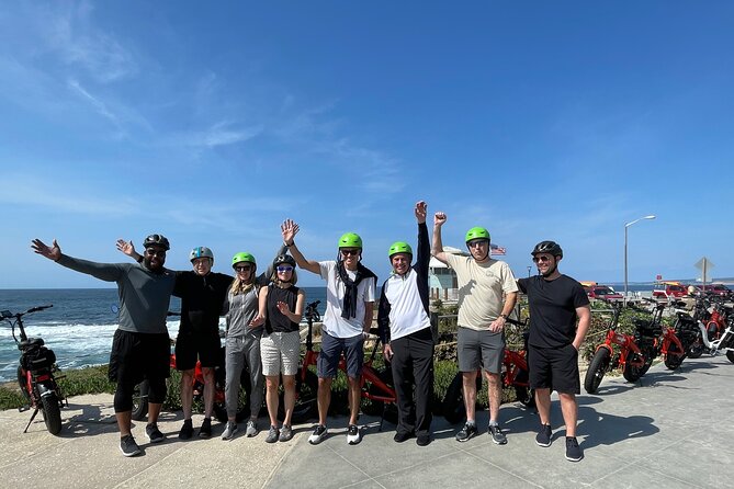 The Plunge E-Bike Tour in La Jolla - Dr. Seuss-style art and the La Jolla Cove area