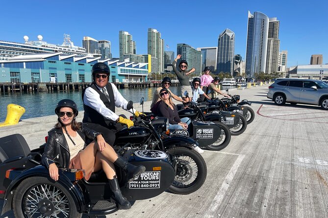 Wine Tasting Sidecar: 2.5-Hour Private Tour in San Diego - Sidecar comfort, wind, and the fun factor